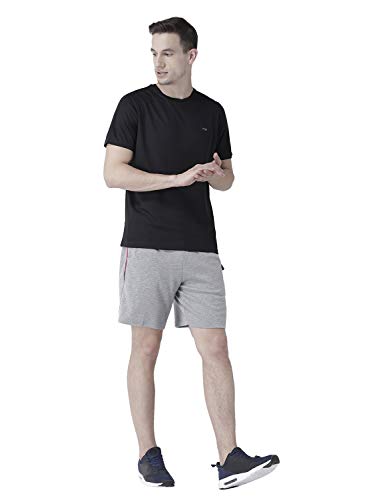 Image of berge' Men Instadry Dryfit Round Neck Sports Tshirt for Badminton, Running Activity, Casual Plain Tshirt for Men's, Regular Fit Gym Wear Tees, Half Sleeve Tshirt for Men for Exercise
