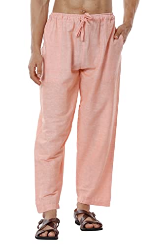 Image of Aatman One Size Men's Eco-Friendly Cotton Pyjama Pack of 2 | Fits Waist Size 28 to 36 Inches