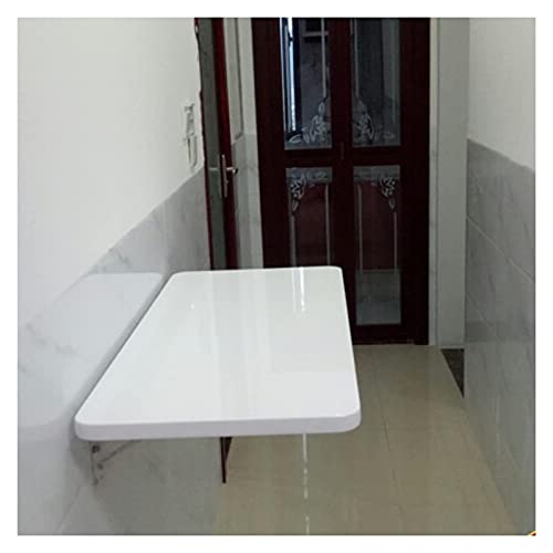 Table de cuisine rabattable gain de place et blanche pour un intérieur moderne