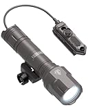 Feyachi Rifle Light 1200LM 22500Candela WL25 Tactical AR Flashlight LED Outdoor Light with Pressure Switch & Picatinny/Mlock Rail Mount, 3 Modes - High/Low/Strobe