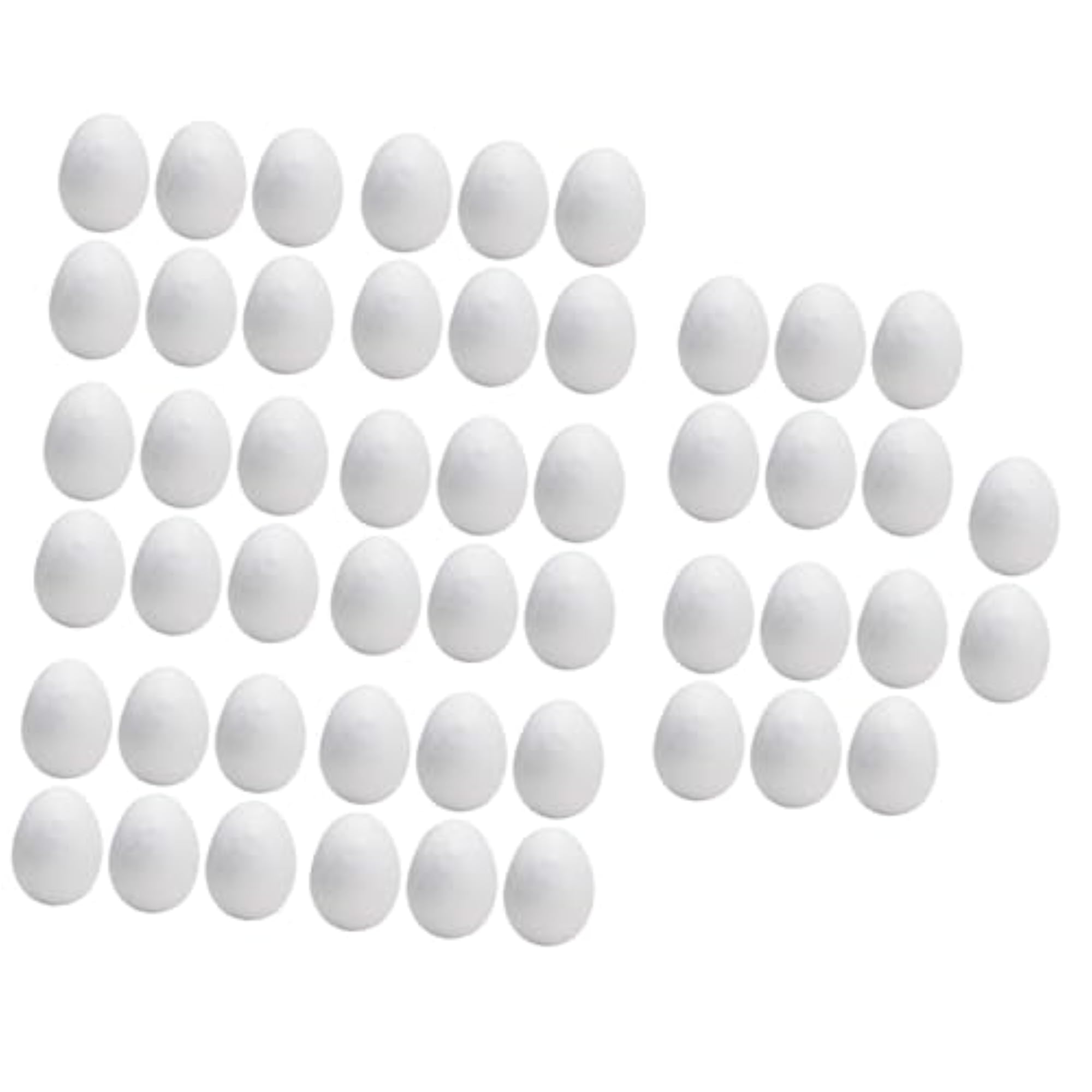 50x Premium Faux Easter Eggs for Home Painting Projects