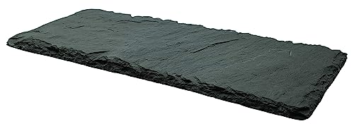 صينية مستطيلة من راج، لون أسود، SL0008 الطول: 25.50 سم، العر...