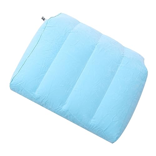 FRCOLOR 1Pc Inflatable Knee Cushion Lightweight Portable Leg Pillow for Relaxation Comfort and Support for Elevating Legs During and Sleep Blue