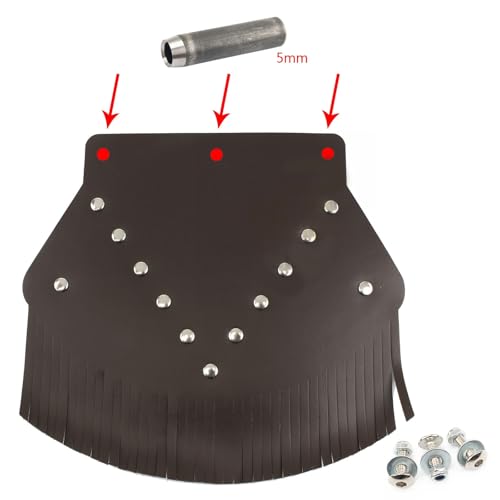 Garde-boue avant moto Chieftain Indian Old School custom polyuréthane franges accessoire