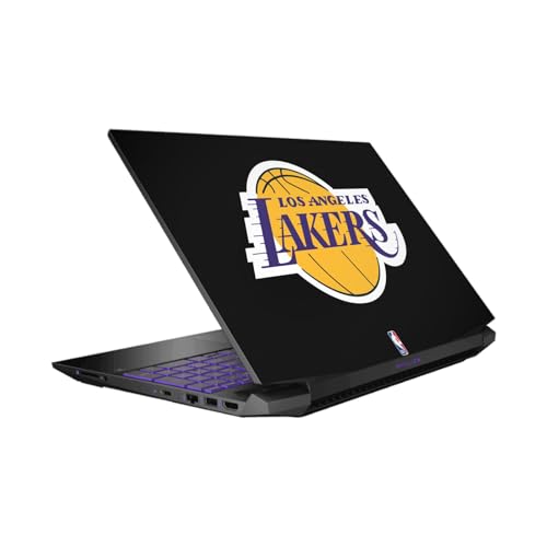 Vinyle autocollant NBA Los Angeles Lakers noir pour PC portable 15.6