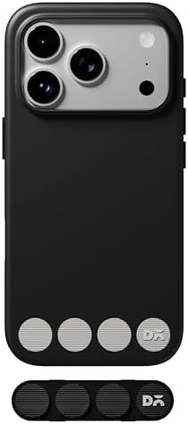 DailyObjects iPhone 17 Pro Carbon Black Stack Case + Slate Grey ...