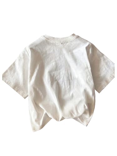 Women's Star Graphic Letter Print Tee Tops Casual Crewneck Short Sleeve T Shirt2