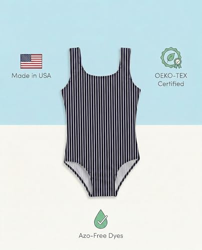 Image of Girls' UPF 50+ Swimsuit in One Piece by City Threads