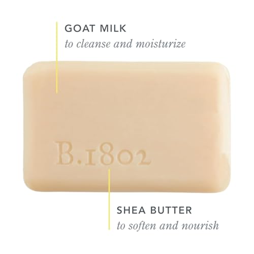 Image of Beekman 1802 Goat Milk Soap - Moisturizing Hand & Body Soap Bar with Shea Butter & Botanical Oils, Triple-Milled, Non-Drying, Made for Sensitive Skin, Fresh Air 9 oz