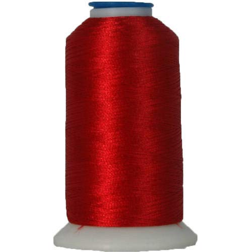 brother embroidery thread red - Threadart Polyester Machine Embroidery Thread By the Spool - No. 148 - Christmas Red - 1000M - 40wt - Hundreds of Color Options