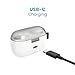 Speck Gemtones Wireless Earbuds for iPhone and Android, Bluetooth 5.3 Headphones with 28 Hour Battery Life, USB-C Charging, Two-Year Warranty and Integrated App, with EQ Settings, White Album