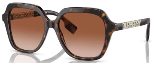 Image of BURBERRY JONI BE 4389 Dark Havana/Brown Shaded 55/16/140 women Sunglasses