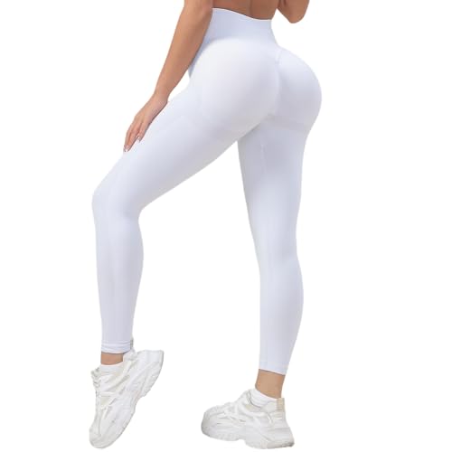 Workout Leggings Seamless Butt Lifting Women's Leggings Tummy Control High Waist Stretchy Yoga Pants for Gym Running