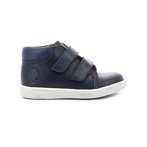 Aster - SILAC - Bottillon Velcro - Bleu Marine