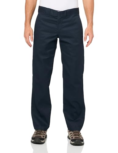 Dickies 873 Slim Fit Work Pants, Dark Navy, 30 34