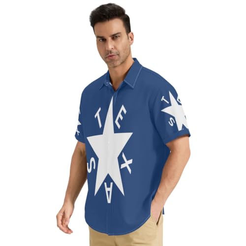 Chemises à manches courtes rafraîchissantes GuoChe respirantes pour homme motif drapeau taille S