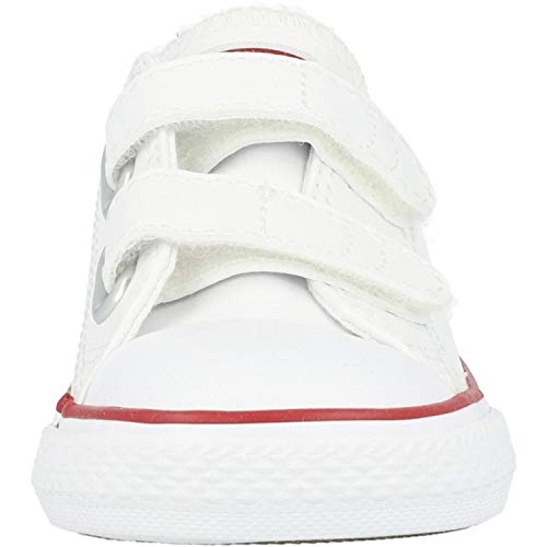 Converse Baby-Girl's Chuck Taylor All Star 2V Leather Low Top Sneaker, White, 6 M Us Toddler #TOP5