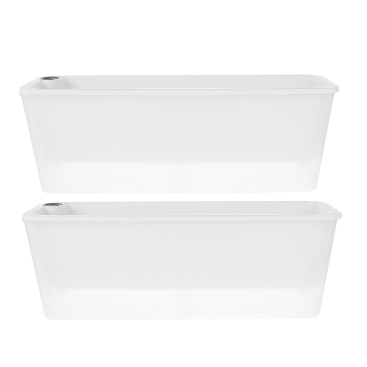 Pot rectangulaire plastique pour potager de balcon et rebord de fenêtre lumineux
