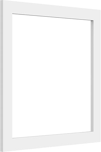 Vista 64 de Ekena Millwork Panel de pared decorativo Prescott de 34 pulgadas de ancho x 16 pulgadas de alto x 3/8 pulgadas de alto (dos piezas)