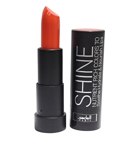 Image of Sedell Paris SHINE Nutrient Rich Colors to Soothe Hydrate & Nourish Long Lasting Matte Cream Lipstick 3.8g