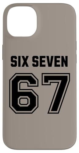 67 Six Seven Sport Design on Back. 6 7 Meme Men Women Kids X}zP[X iPhone 14 Plus p