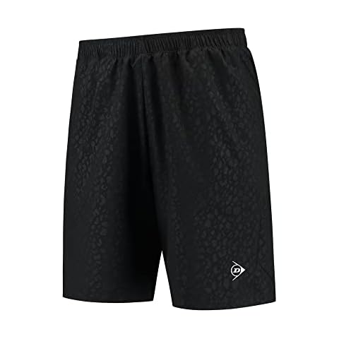 Dunlop Sports Men's Game Shorts Tennis, Black, L Cover