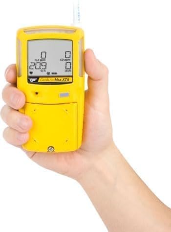 Détecteur 4 gaz pour espaces confinés,installations chimiques et industrie pétrolière|Détecteur multigaz pour sécurité industrielle, maintenance et surveillance des gaz|Modèle : BW Gas Alert Max XT II