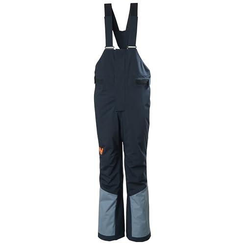 Helly-Hansen Junior Summit 2.0 Bib Pant, Unisex Waterproof Ski & Snowboard Overalls, Adjustable Fit, Breathable, Durable
