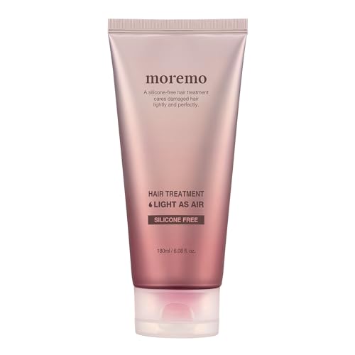 moremo (モレモ) HAIR TREATMENT LIGHT AS AIR (180ml) 洗い流す トリートメント (日本正規代理店品) シリコンフリー ボリューム