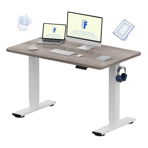 FLEXISPOT EN1 One-Piece Standing Desk with 1-Inch Thick Seamless Desktop,