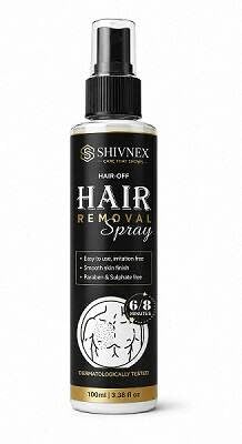 Hair Removal Spray for Men and Women 100ml | Instant Body & Facial Hair Remover | Natural Hydrating Formula for Smooth (pack1)-image-49