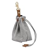 Bolsa de entrenamiento genérica para perros, bolsa de golosinas para perros, bolsa de portátil de lona para entrenamiento, diseño de cordón, bolsa de aperitivos impermeable,