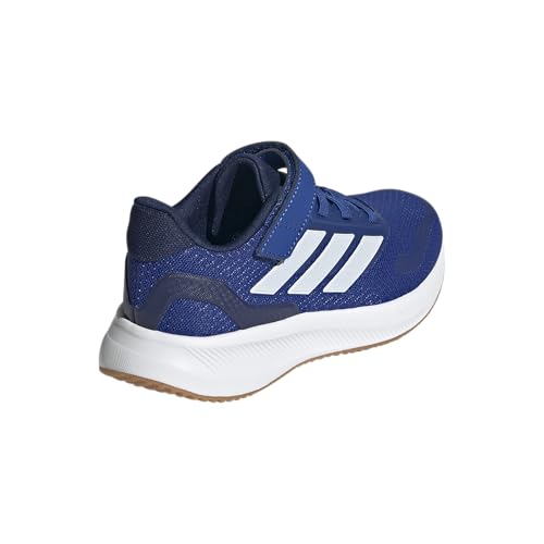 Image of adidas Kids' Marvel Run Falcon 5 Elastic Lace & Strap Shoe