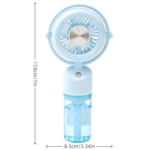 Ventilador portátil pequeño USB con flujo ajustable de 3 velocidades 7