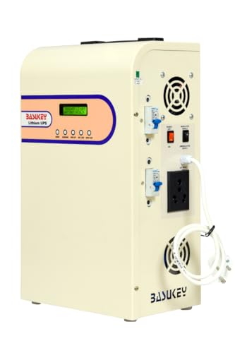Image of Lithium Ups | BK1250 | Inverter with Inbuilt Battery (150Ah) ! Capacity in VA 1250|Capacity in Watts 1000|DC Voltage 25.6 Wall Mount Design for Home /Office /Shop Home /Office /Shop