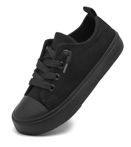 Image of Toddler Little Kid Cushioned Canvas Shoes Slip On Sneakers Soft and Durable