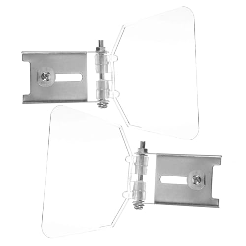 NULYLU Bench Grinder Safety Shield 2pcs Thickened Stainless Steel Grinder Shields Fit Machines