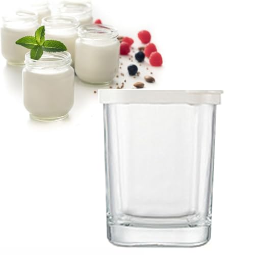 Yogurtera automática con control digital de temperatura y tiempo, 9 tarros de vidrio, acero inoxidable, para producción casera de yogur, queso y natto, para la creación de lácteos orgánicos