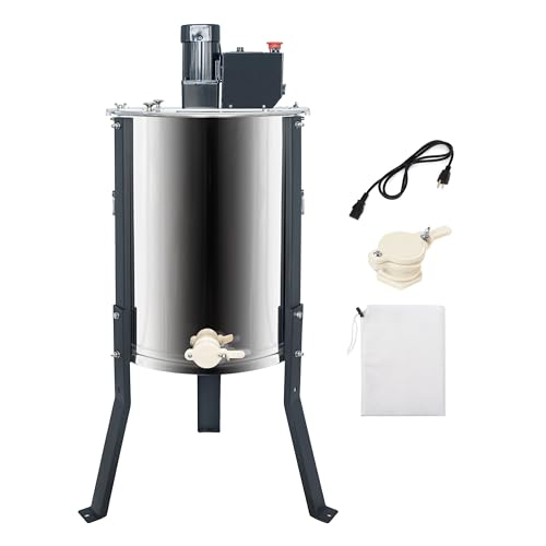 BeeCastle Electric Honey Extractor with Stand