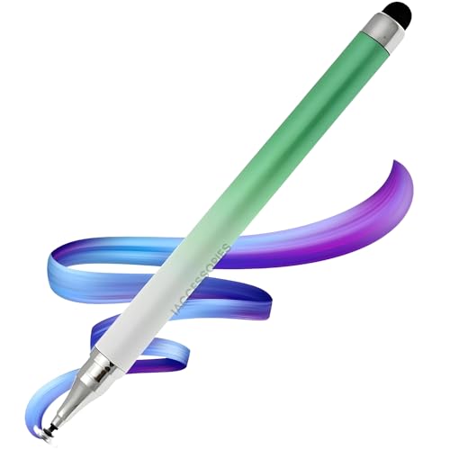 Image of 2-Way Dual-Sided Stylus Pen for All Touch Screen Devices Android Mobile Phones Tablets Pads Smartphones - Green Gradient