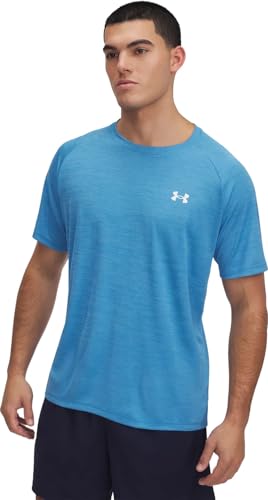 Under Armour Maglia a maniche corte da uomo UA Tech™ testurizzata, Ether Blu (452), XL Alto