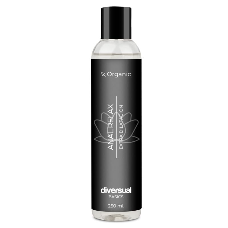 Diversual Lubricante Anal Relax, Sexo Anal, Base Agua, Extra Dilatación (250 ml)