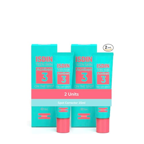 ISDIN Acniben On The Spot, Facial Pimples Corrector Drying Gel, Reduces Redness and Pimples Volume