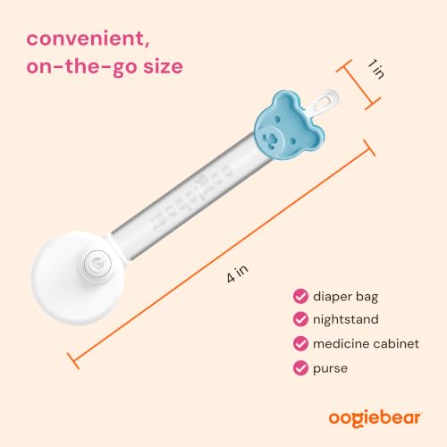 Image of oogiebear Brite - Baby Nose Cleaner and Ear Wax Removal Tool. Baby Gadget with Nighttime LED Light. Safe Snot Booger Picker for Newborns, Infants & Toddlers