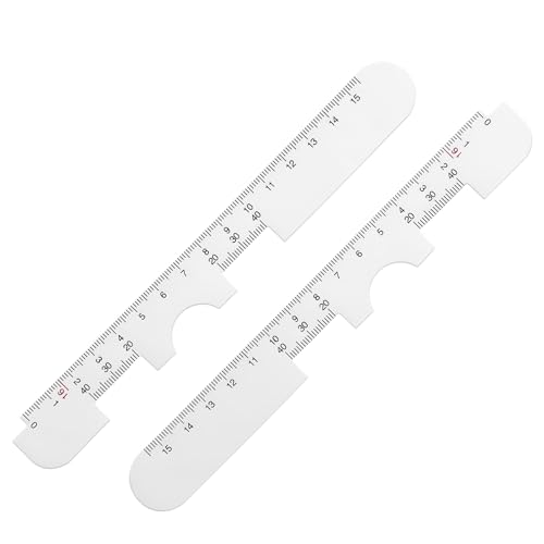 Pupillometers for Measuring Pupillary Distance with Electronic Instruction Manual Transparent Pupillary Distance Ruler for Pupil Measuring Essential Tool for Single PD or Dual PD Measurement