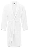 Terry Bathrobes Unisex With Slipper-Terry Cloth Robes For Women-White Bathrobe-Unisex Lightweight Bath Robe- Bathrobes For Women Men