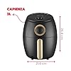 ARDES - Friggitrice Ad Aria Calda Capacità 2 Litri Air Fryer Piccola Timer 30 Minuti Temperatura Massima 200°c Modello Eldorata Mini 2L AR1K32