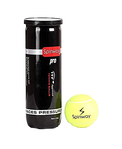 spinway Professional Pressurized Tennis Balls Pro Can, ITF Approved Tennis Ball (Pack of 3 Balls) (B08M91X5JF) Amazon Price History, Amazon Price Tracker