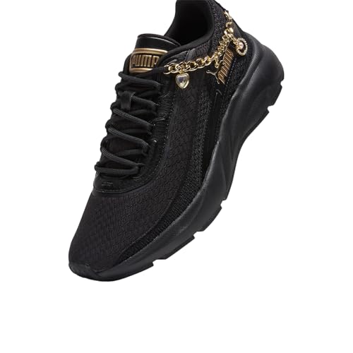 PUMA Womens Softride Cyra Bling Ring Lace Up Sneakers Shoes Casual - Black - Size 5.5 M - image 6