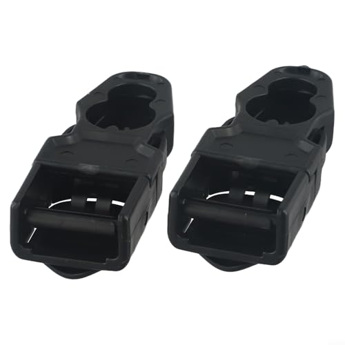 Hosrivae 2 correas de aleta de resorte de acero inoxidable para buceo y esnórquel, antideslizantes, resistentes 304 SS + EPDM/TPR, se adapta a la mayoría de aletas (yeguas, cre)